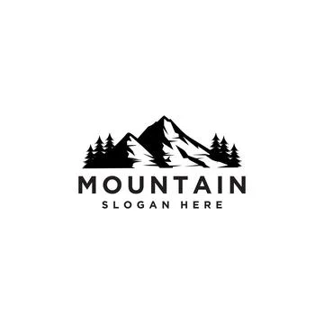 Mountain logo vector design template Stock Illustration