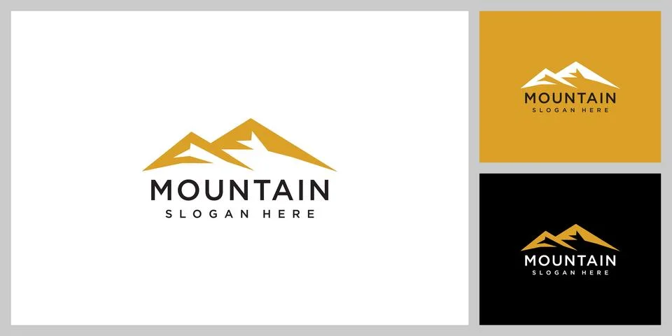 Mountain logo vector design template Stock Illustration