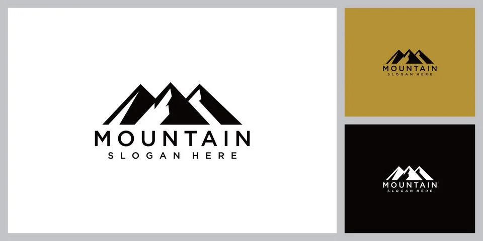 Mountain logo vector design template Stock Illustration