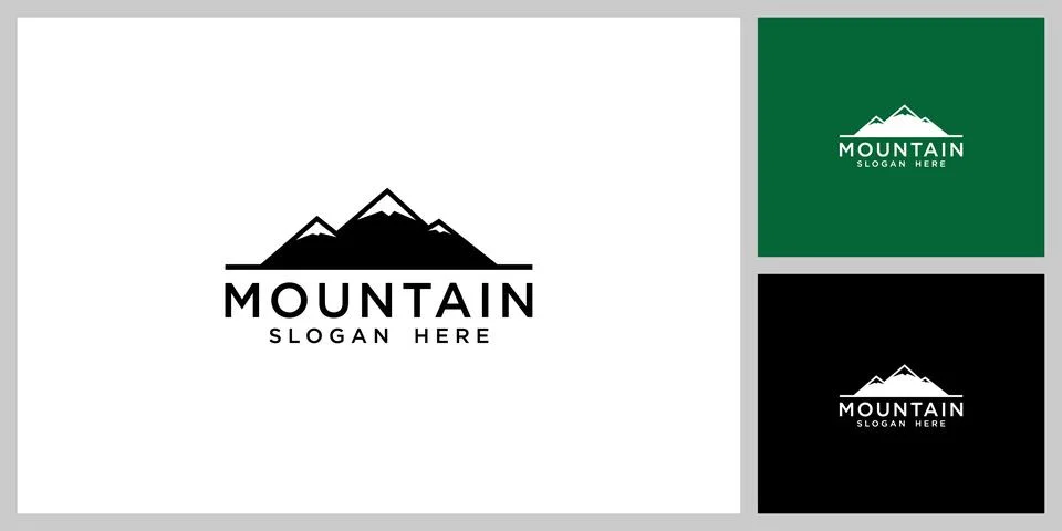Mountain logo vector design template Stock Illustration