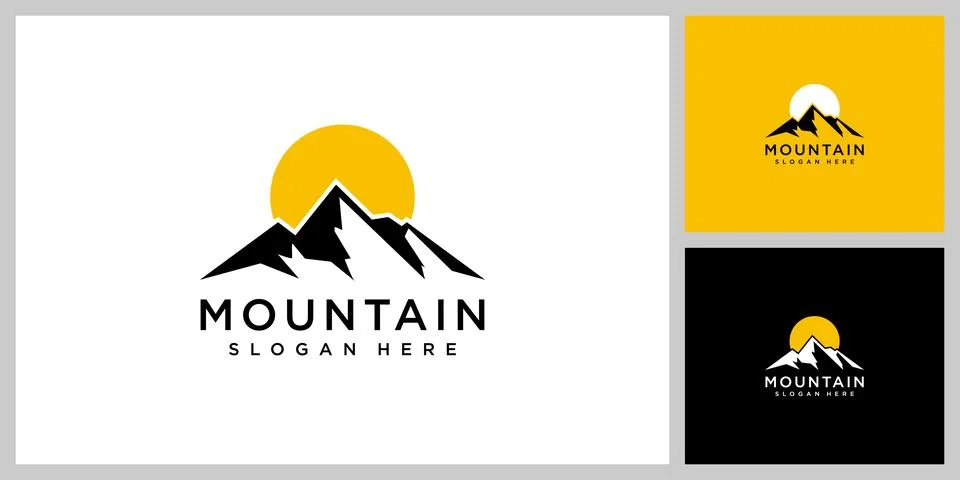 Mountain logo vector design template Stock Illustration
