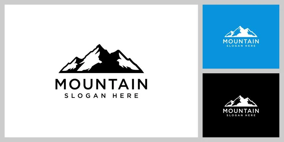 Mountain logo vector design template Stock Illustration