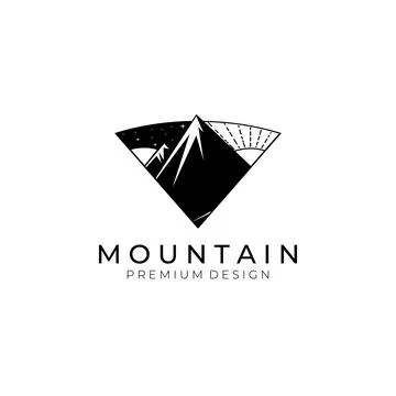 Mountain logo vector illustration design Stock Illustration