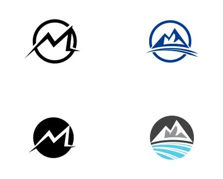 Mountain logo vector illustration Stock Illustration