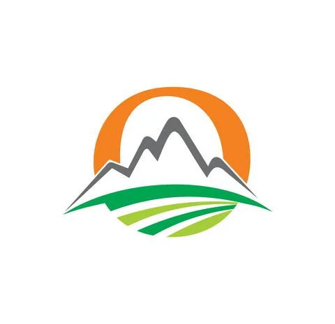 Mountain Logo Vector Sign Stock Illustration