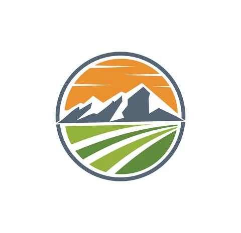 Mountain Logo Vector Sign Stock Illustration