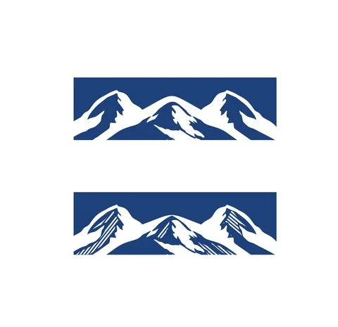 Mountain Logo Vector Sign Stock Illustration