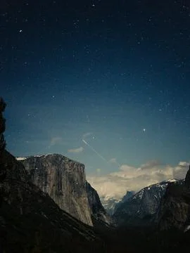 Mountain magic hour 스톡 사진