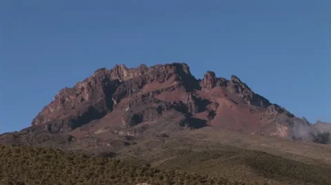 Mountain Mavenzi Stock Footage 24656180