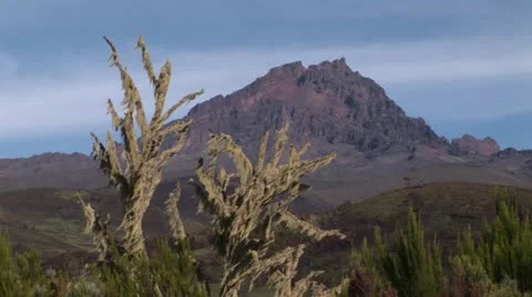 Mountain Mavenzi Stock Footage 24656833