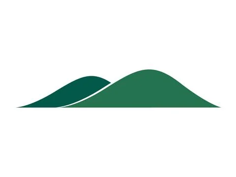 Mountain Minimal Design Icon Vector Design Stock Illustration
