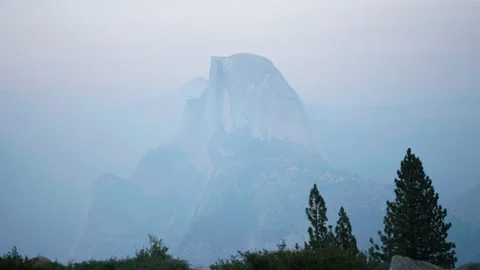 Mountain + mist Stock Footage 138324165