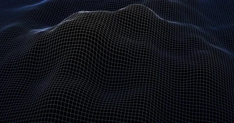 Mountain: monochromatic tinted wireframe display. Stock Footage 132928239