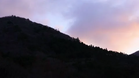 Mountain in the morning Stock Footage 237038927