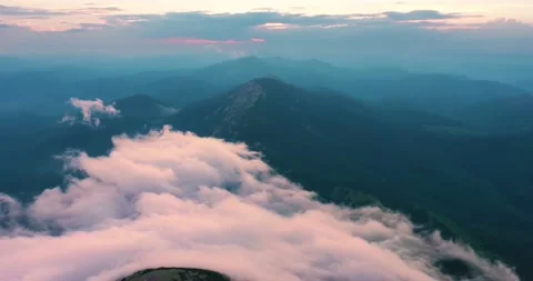 Mountain morning of Ukraine Stock Footage 171531868