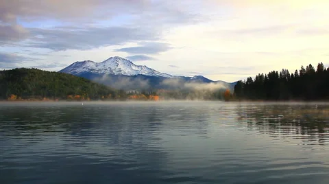 Mountain of Mt Shasta Stock Footage 59756580