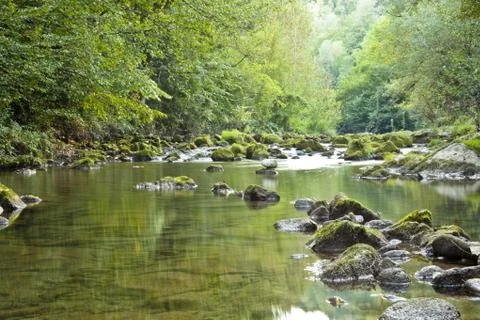 Mountain Nature River Stock Photos