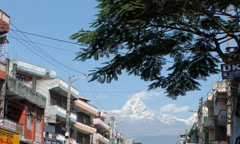Mountain in Nepal Stock Photos