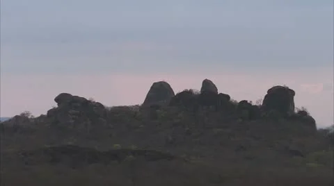 Mountain in Niassa Reserve, Mozambique. Stock Footage 23763953