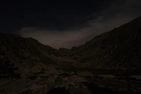 Mountain night Stock Photos