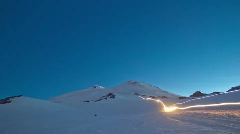 Mountain nigt to day timelaps Stock Footage 44187790