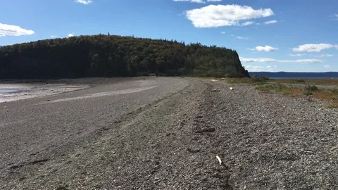 Mountain on the Ocean Stock Footage 89959784