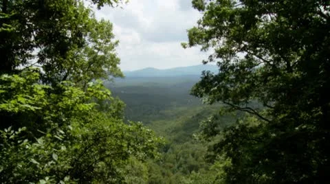 Mountain Overlook - 720 Stock Footage 11866193