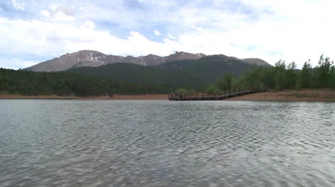 Mountain Pan and Timelapse Video stock 22820249