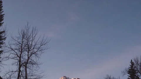 Mountain Pan Down Stock Footage 37389039