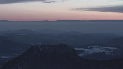 Mountain Panorama Stock Footage 86087576