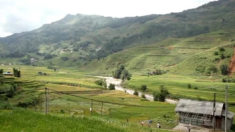 Mountain panorama Stock Footage 244341516