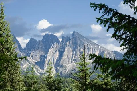 Mountain Panorama I Stock Photos