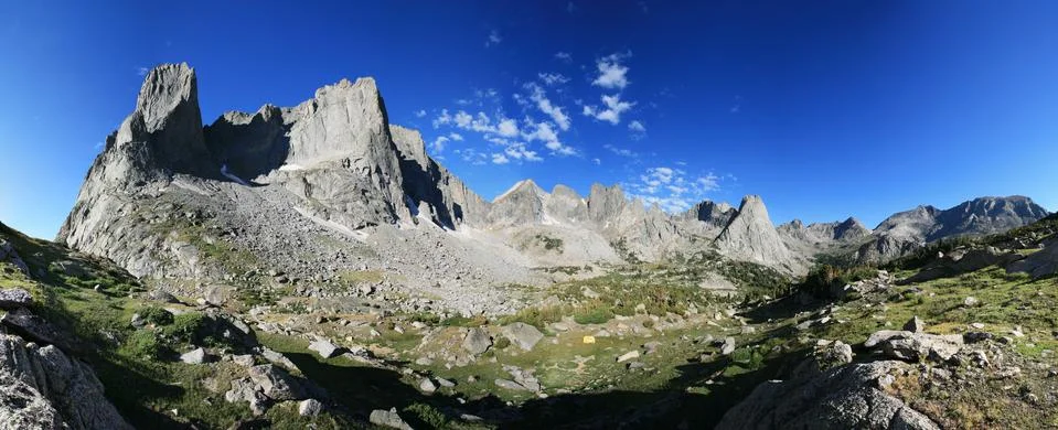 Mountain panorama Stock Photos