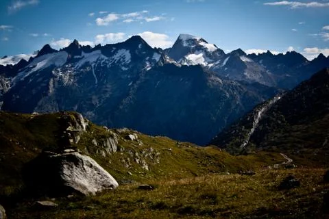 Mountain panorama Foto stock