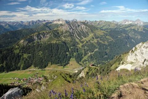 Mountain panorama 写真素材