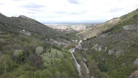 Mountain pass in Bulgaria Stock Footage 74779334
