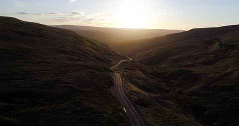 Mountain pass Stock Footage 86395755