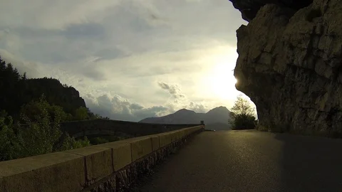 Mountain Pass Stock Footage 98679998