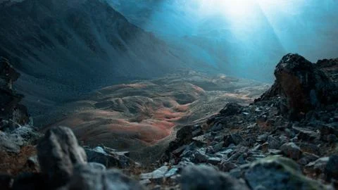 Mountain pass Stock Photos