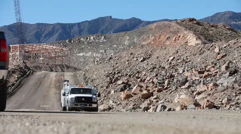 The Mountain Pass rare earth mine Stock Footage 22680102