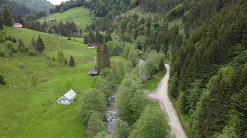 Mountain pass in Transylvania Stock Footage 155219312