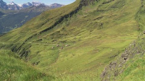 Mountain Pasture Stock Footage 36052371