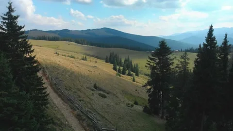 Mountain path in Carpathians Stock Footage 157856827