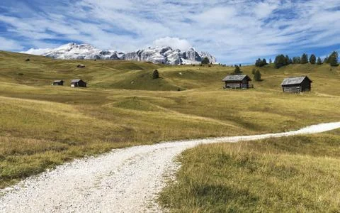 Mountain path, Dolomites Stock Photos