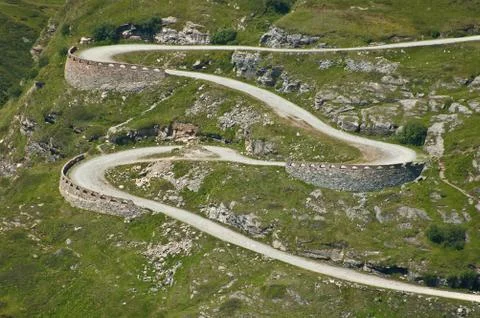 Mountain path Stock Photos