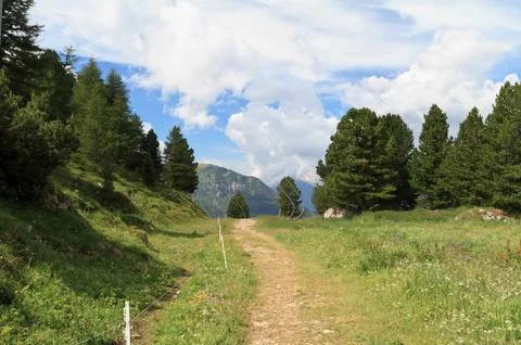 Mountain path Stock Photos