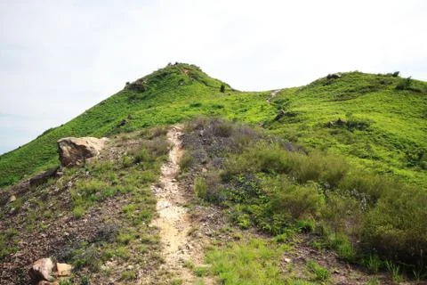 Mountain path Stock Photos