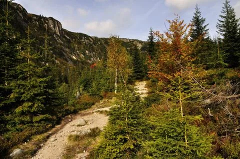 Mountain path Stock Photos