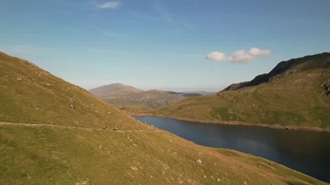 Mountain Path Tracking Stock Footage 171869529