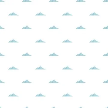 Mountain pattern forming an icy landscape background Stock Illustration